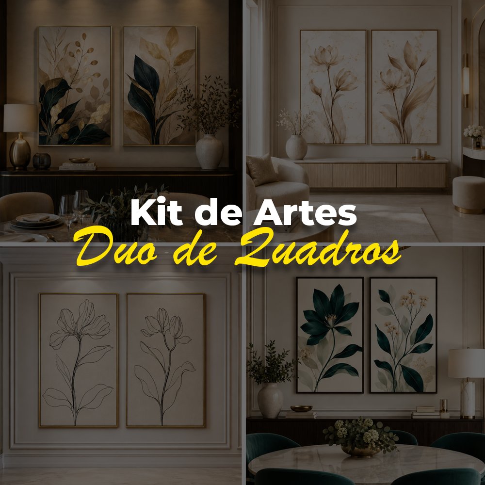 Kit Conjunto Floral - 10 Conjuntos  - 20 ARTES
