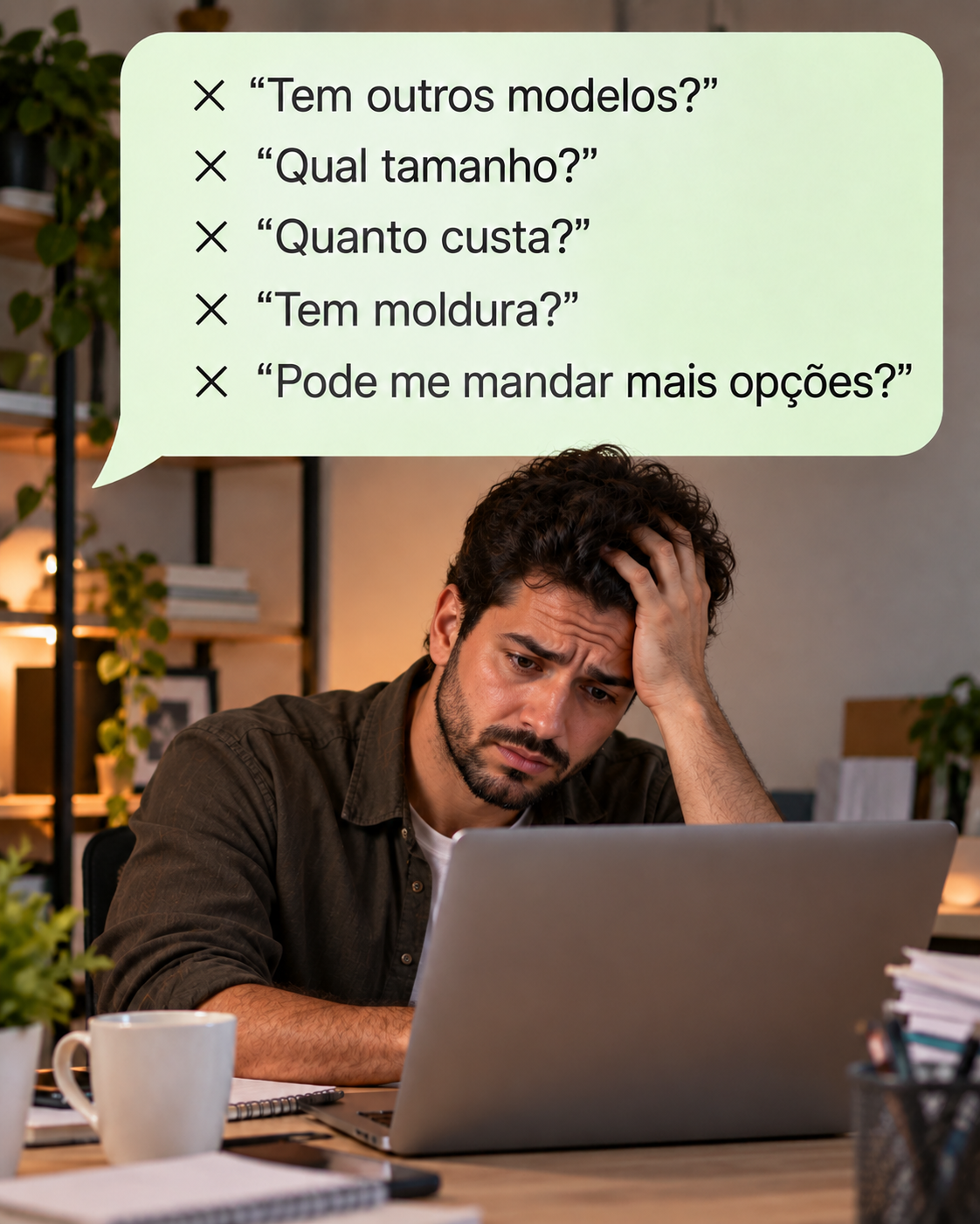 Ainda manda fotos, medidas e preços pelo WhatsApp?